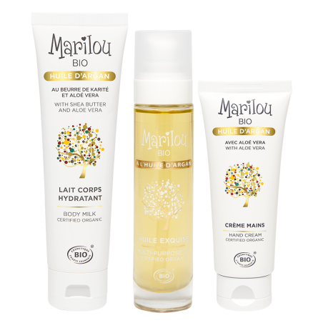 Coffret Noël Marilou Bio - Soin Naturel à l'Huile d'Argan Bio